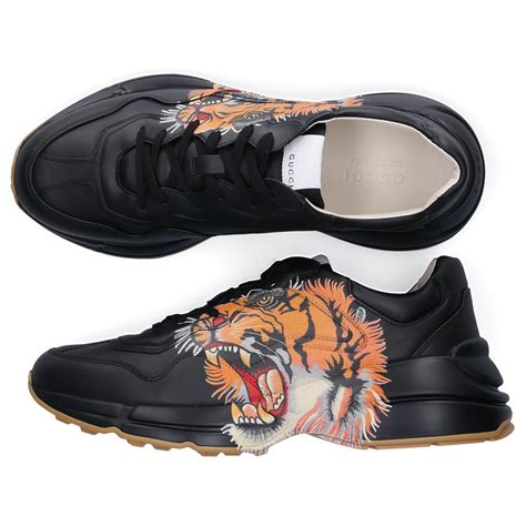 gucci rhyton homme noir|gucci rhyton sneakers outfit men's.